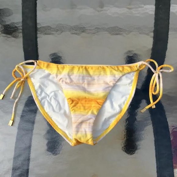 VIX Swimwear Long Tie Brazilian Bikini Bottom, Size L - Picture 4 of 6